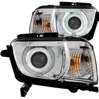ANZO USA-121311 | Projector Headlight Set w/Halo; Clear Lens; Chrome Housing;Pair CCFL; For Use w/Non HID Models Only;