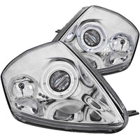 ANZO USA-121331 | Projector Headlight Set w/Halo; Clear Lens; Chrome Housing;Pair