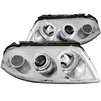 ANZO USA-121358 | Projector Headlight Set w/Halo; Clear Lens; Chrome Housing;Pair