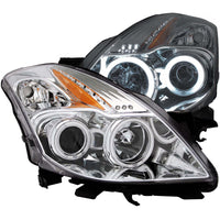 ANZO USA-121396 | Projector Headlight Set w/Halo; Clear Lens; Chrome Housing;Pair CCFL; For Use w/Non HID Models Only;