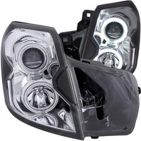 ANZO USA-121418 | Projector Headlight Set w/Halo; Clear Lens; Chrome Housing;Pair CCFL; For Use w/Non HID Models Only;