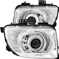 ANZO USA-121431 | Projector Headlight Set w/Halo; Clear Lens; Chrome Housing;Pair