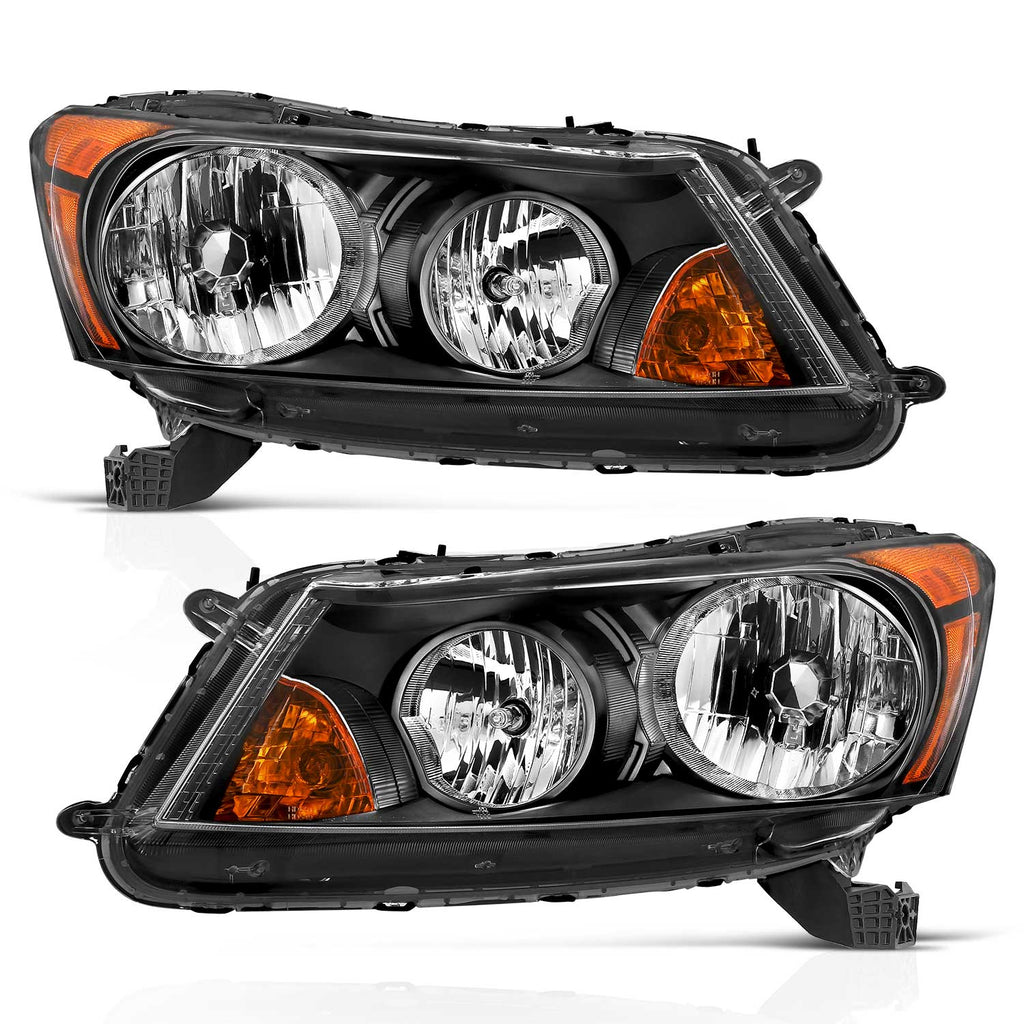 ANZO USA-121545 | Crystal Headlights; Black Housing; Clear Lens; Pair