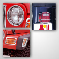 Rugged Ridge 12495.04 | Euro Guard Light Kit; 97-06 Jeep Wrangler TJ
