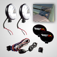 Rugged Ridge 12496.04 | Windshield Light Mount Kit; 07-16 Jeep Wrangler JK