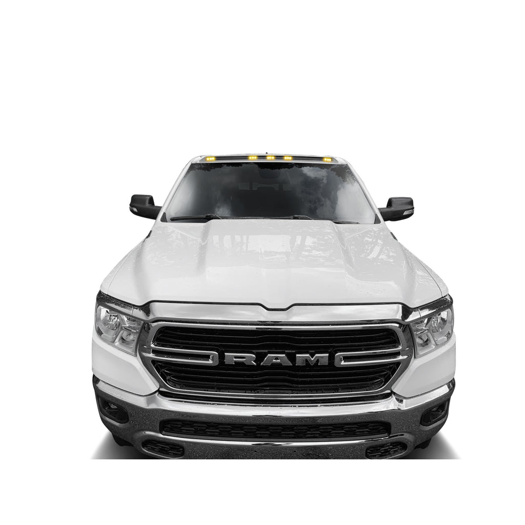 Auto Ventshade 698004-PW7 Aerocab Color Marker Light Bright White Clear Coat fits 15-18 Ram 1500 Excludes Sport And Rebel Models