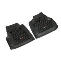Rugged Ridge 12920.11 | Floor Liners, Front, Pair, Black; 97-06 Jeep Wrangler TJ