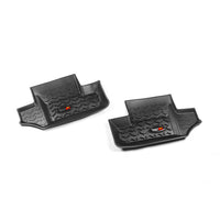 Floor Liners Rear Black; 07-16 Jeep Wrangler JK