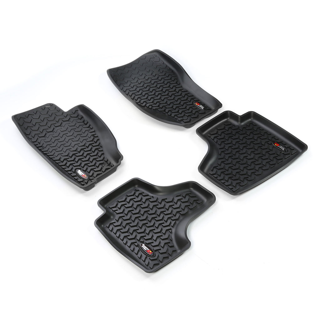 Floor Liners Kit Black; 08-13 Jeep Liberty KK