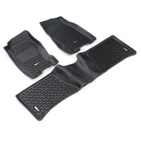 Rugged Ridge 12987.32 | Floor Liners, Kit, Black; 99-04 Jeep Grand Cherokee WJ