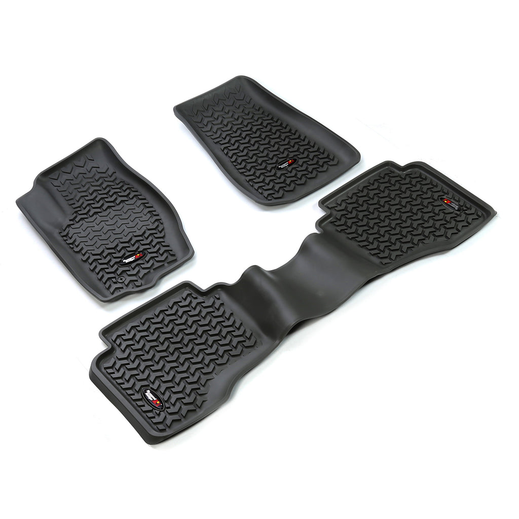 Rugged Ridge 12987.33 | Floor Liners, Kit, Black; 05-10 Grand Cherokee WK/06-10 Commander XK