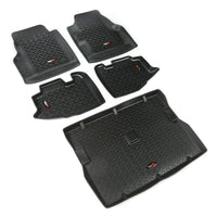 Floor Liners Kit Black; 97-06 Jeep Wrangler TJ