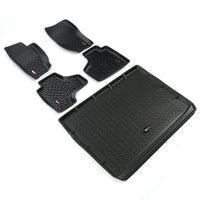 Rugged Ridge 12988.28 | Floor Liners, Kit, Black; 08-13 Jeep Liberty KK