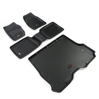 Rugged Ridge 12988.30 | Floor Liners, Kit, Black; 84-01 Jeep Cherokee XJ