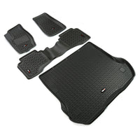 Floor Liners Kit Black; 05-10 Jeep Grand Cherokee WK