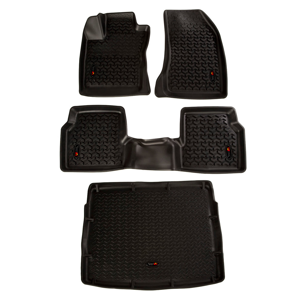 All Terrain Floor Liner Set Black; 18-19 Compass MP