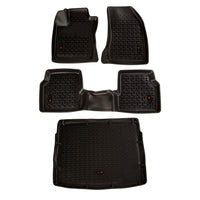 All Terrain Floor Liner Set Black; 18-19 Compass MP