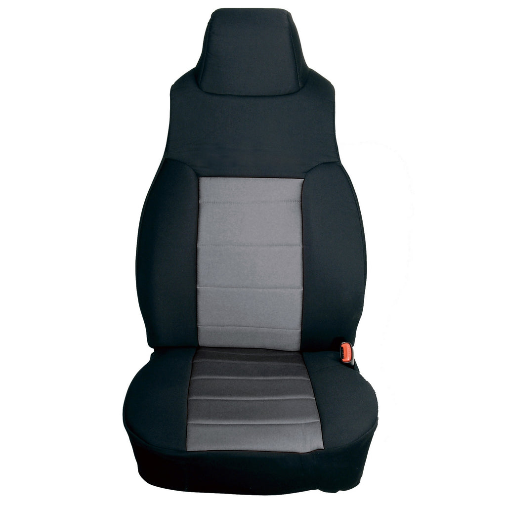 Rugged Ridge 13211.09 | Neoprene Front Seat Covers, Gray; 91-95 Jeep Wrangler YJ
