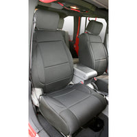 Rugged Ridge 13214.01 | Neoprene Front Seat Covers, Black; 07-10 Jeep Wrangler JK