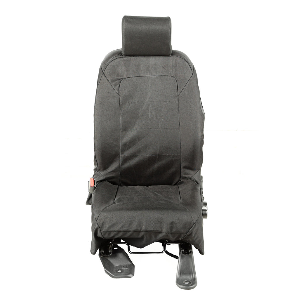 Rugged Ridge 13216.01 | Elite Ballistic Seat Cover Set, Front, Black; 07-10 Jeep Wrangler JK
