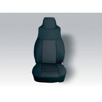 Rugged Ridge 13243.01 | Fabric Front Seat Covers, Black; 03-06 Jeep Wrangler TJ