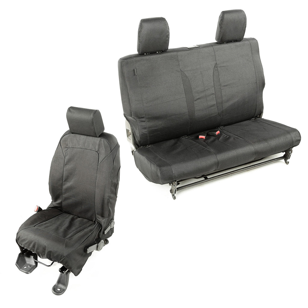 Elite Ballistic Seat Cover Set 2 Door; 07-10 Jeep Wrangler JK