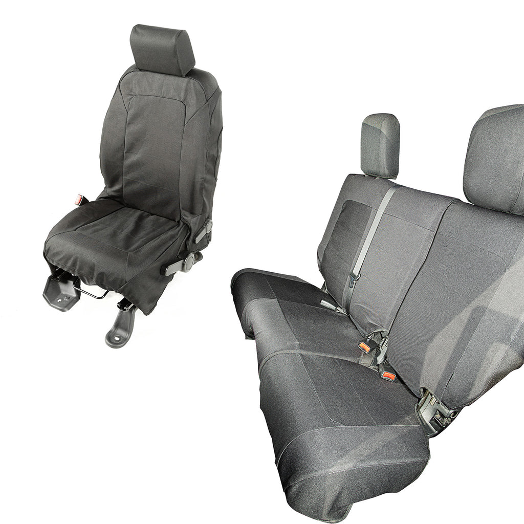 Rugged Ridge 13256.02 | Elite Ballistic Seat Cover Set, 4 Door; 07-10 Jeep Wrangler JKU