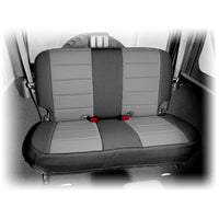 Rugged Ridge 13265.09 | Neoprene Rear Seat Cover, Black/Gray; 07-16 Jeep Wrangler JK