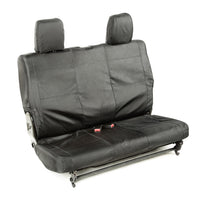 Rugged Ridge 13266.05 | Ballistic Seat Cover, Rear, Black, 2 Door; 07-10 Jeep Wrangler JK