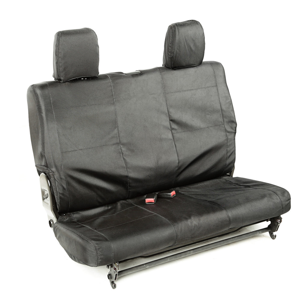 Rugged Ridge 13266.07 | Ballistic Seat Cover, Rear, Black, 2 Door; 11-16 Jeep Wrangler JK