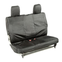 Rugged Ridge 13266.07 | Ballistic Seat Cover, Rear, Black, 2 Door; 11-16 Jeep Wrangler JK
