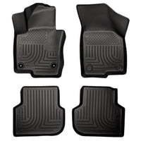 Husky Liners 98831 | Husky Liners Front & 2nd Seat Floor Liners, Fits 11-15 JETTA (SEDAN MODELS ONLY) WEATHERBEATER FRONT & 2ND SEAT FLOOR LINERS BLACK