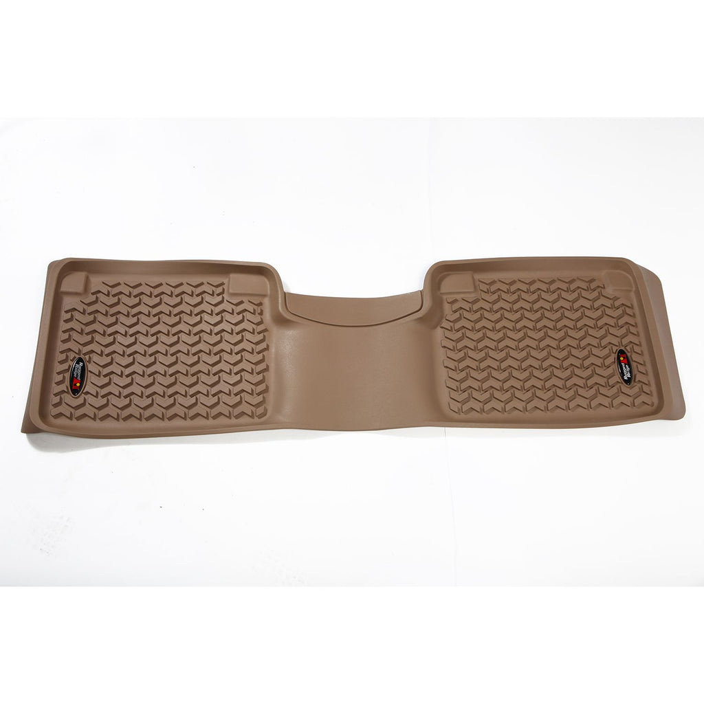 Rugged Ridge 83955.10 | Floor Liner, Rear, Tan; 12-16 Nissan Titan Crew