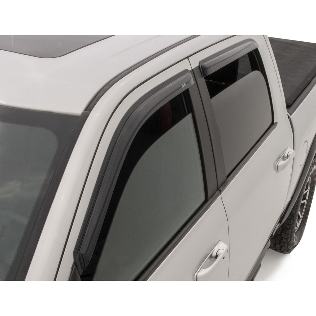 Auto Ventshade 94641 Original Ventvisor Side Window Deflector Dark Smoke 4-Piece Set for 20-22 Chevrolet Silverado/GMC Sierra 2500/3500 Double Cab