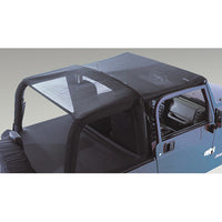 Rugged Ridge 13578.01 | Mesh Header Roll Bar Top; 97-06 Jeep Wrangler TJ