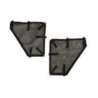 Rugged Ridge 13579.57 | Fortis Tube Door Covers, Rear Set, Black; 07-18 Jeep Wrangler JKU