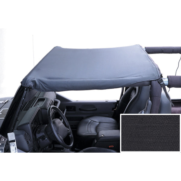 Rugged Ridge 13580.15 | Summer Brief Header, Black Denim; 97-06 Jeep Wrangler TJ