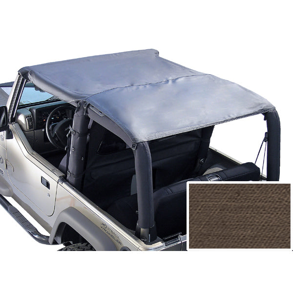 Rugged Ridge 13586.36 | Island Pocket Topper, Khaki Diamond; 97-06 Jeep Wrangler TJ