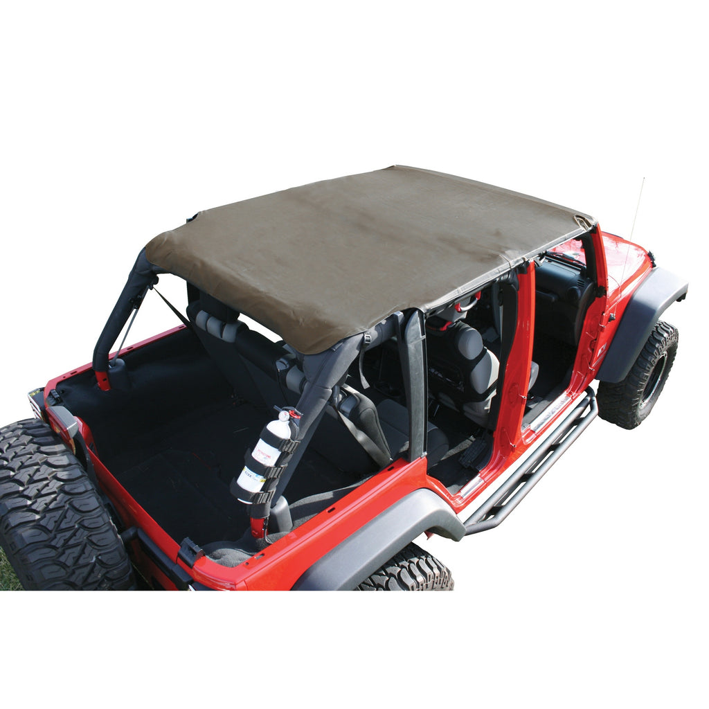 Rugged Ridge 13589.36 | Island Pocket Topper, Khaki; 07-09 Jeep Wrangler JKU