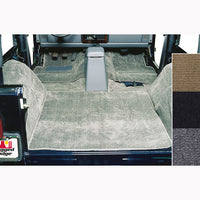 Rugged Ridge 13690.09 | Deluxe Carpet Kit, Gray; 76-95 Jeep CJ/Wrangler YJ
