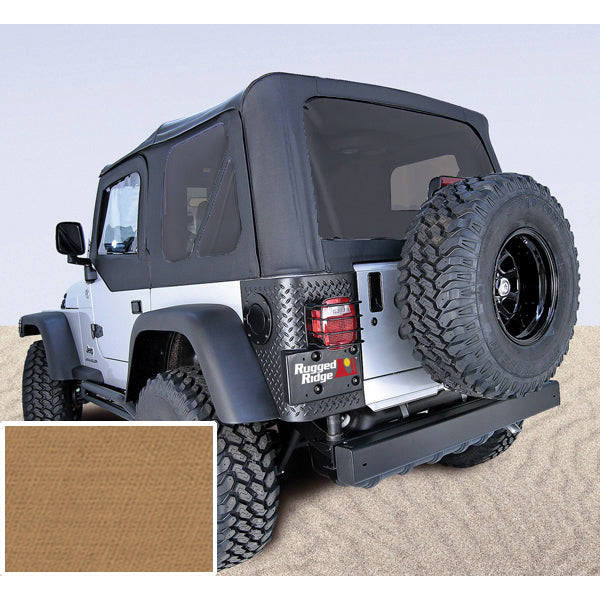 Rugged Ridge 13704.37 | Soft Top, Door Skins, Spice, Tinted Windows; 97-02 Jeep Wrangler TJ