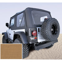 Rugged Ridge 13705.37 | Soft Top, Spice, Clear Windows; 97-02 Jeep Wrangler TJ