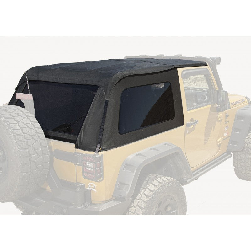 Bowless Top Black Diamond 2-Door; 07-16 Jeep Wrangler JK