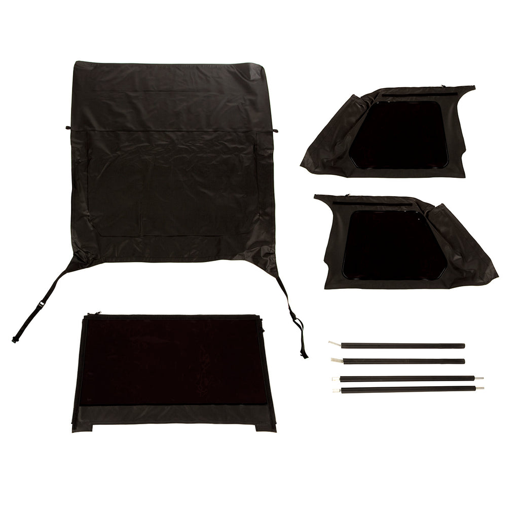 Rugged Ridge 13790.35 | Montana Top, Bowless, Black Diamond; 97-06 TJ