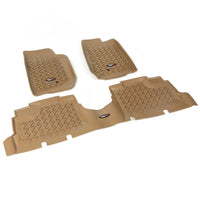 Rugged Ridge 13987.04 | Floor Liners, Kit, Tan, 4-Door; 07-16 Jeep Wrangler JK