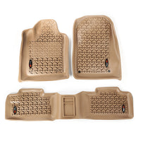 Rugged Ridge 13987.24 | Floor Liners, Kit, Tan; 11-16 Dodge Durango/Jeep Grand Cherokee WK