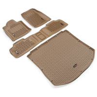 Rugged Ridge 13988.26 | Floor Liners, Kit, Tan; 11-16 Jeep Grand Cherokee WK