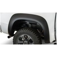 Bushwacker 30036-02 Black Extend-A-Fender Style Smooth Finish Rear Fender Flares for 2007-2013 Toyota Tundra