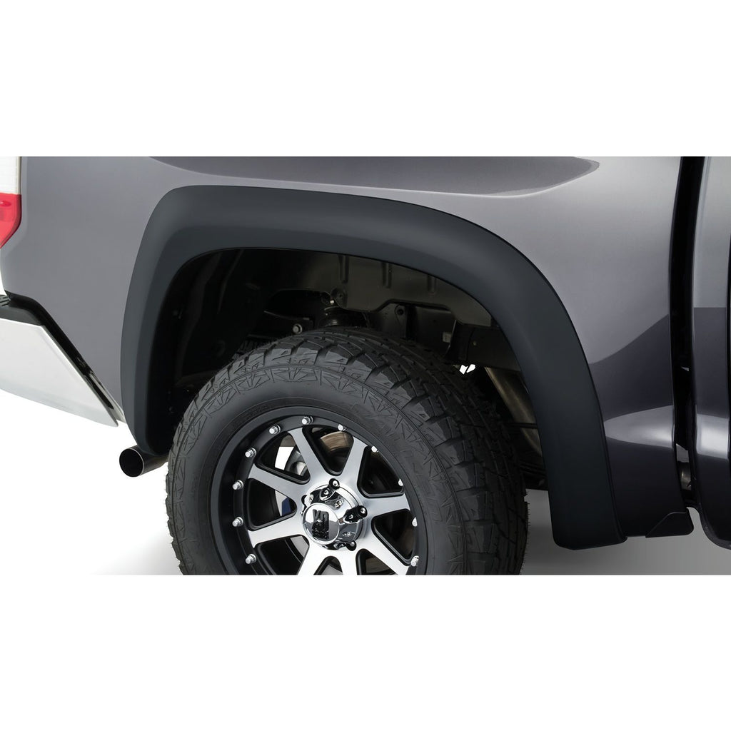 Bushwacker 31016-01 Black Extend-A-Fender Style Smooth Finish Rear Fender Flares for 1989-1995 Toyota Pickup