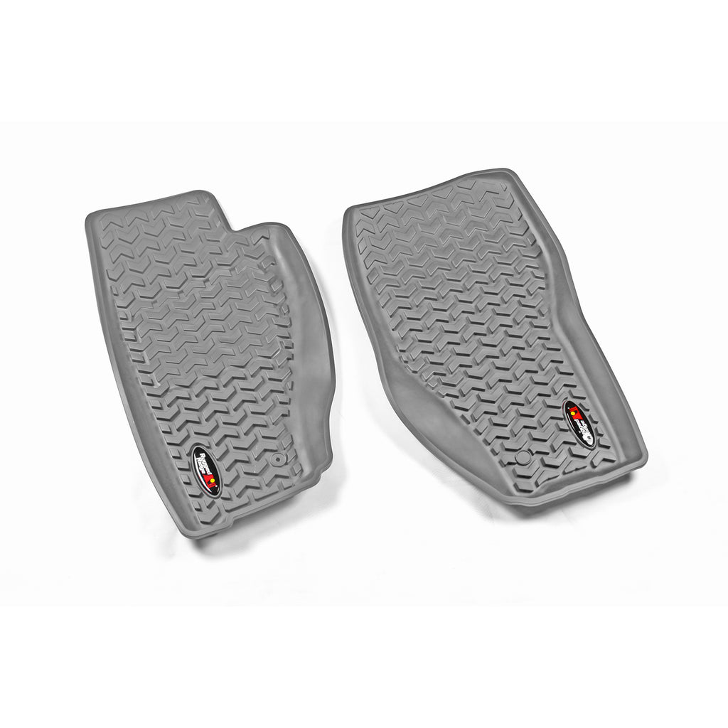 Rugged Ridge 14920.31 | Floor Liners, Front, Gray; 08-12 Jeep Liberty KK